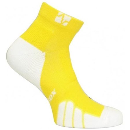 VITALSOX Vitalsox VT 1010T Tennis Color On Court Ped Drystat Compression Socks; Yellow - Large VT1010T_YL_LG